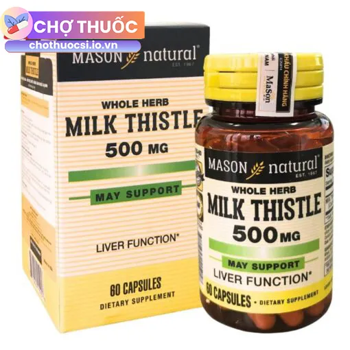 Milk thistle 500mg Mason