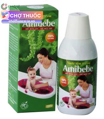 Nước tắm trẻ em Amibebe 250ml