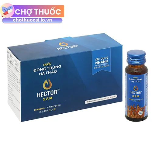 Nước uống đông trùng hạ thảo Hector Sâm