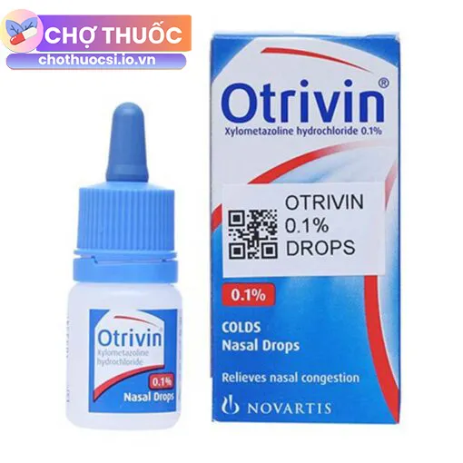Otrivin 0.1% COLDS Nasal Drops