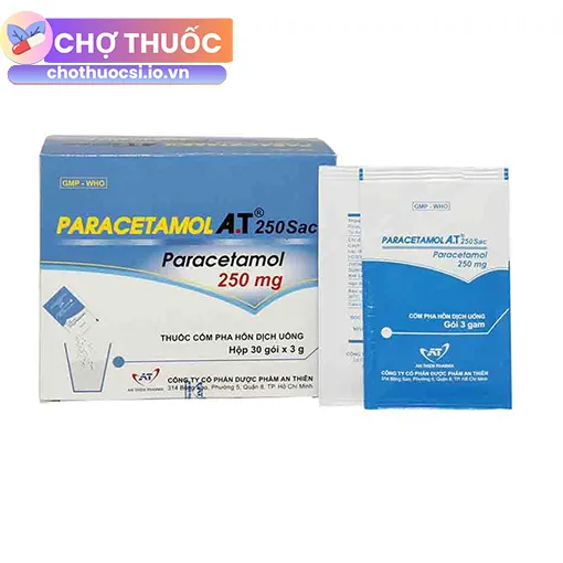 Paracetamol A.T 250 Sac