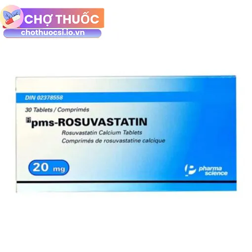 pms-Rosuvastatin 20mg