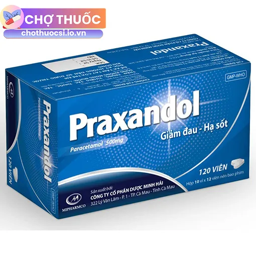 Praxandol 500mg (Hộp 120 viên)