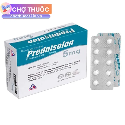 Prednisolon 5mg Vinphaco