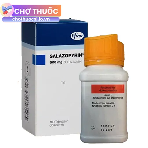 Salazopyrin 500mg (lọ)