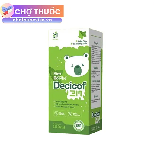 Siro bổ phế Decicof 3M