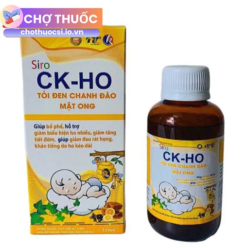 Siro ho CK-Ho Tỏi Đen Chanh Đào Mật Ong