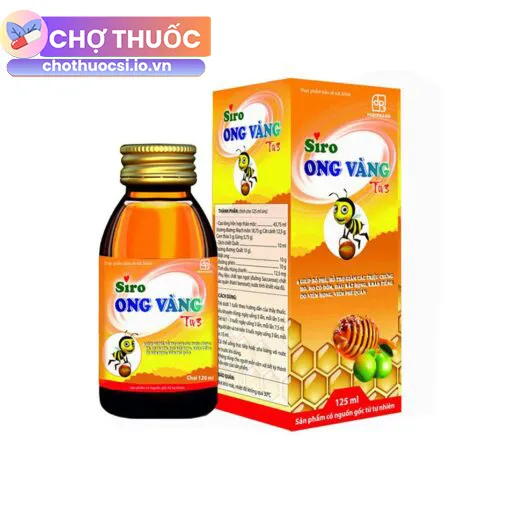 Siro Ong vàng TW3 chai 125ml