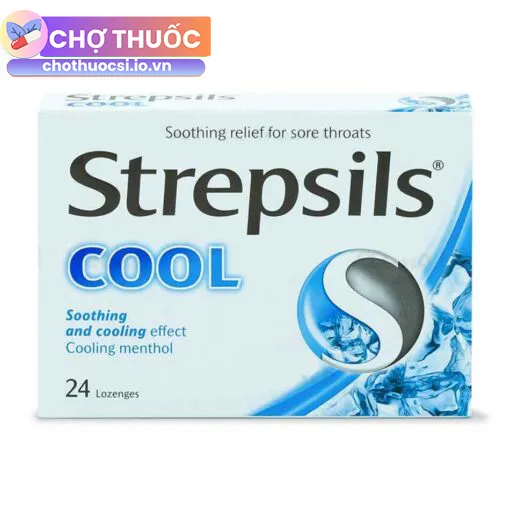 Strepsils Cool (24 viên)