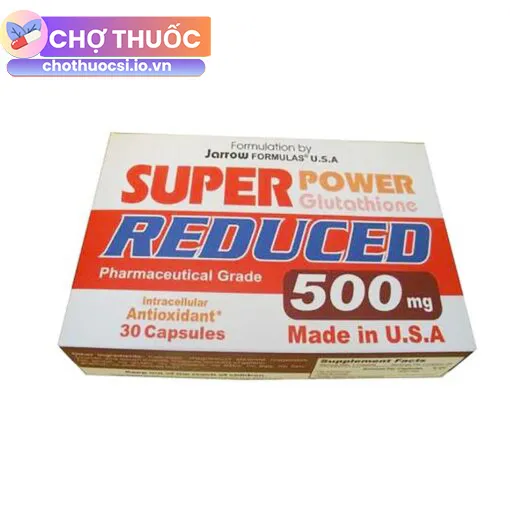 Super Power Glutathionex Reduced 500mg (vỉ)