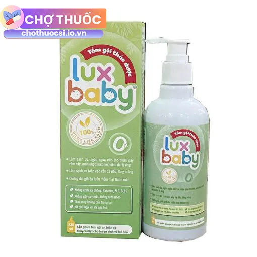 Tắm gội thảo dược Luxbaby