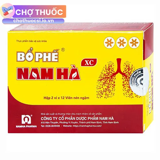 Thuốc Ho Bổ Phế Nam Hà Viên Ngậm