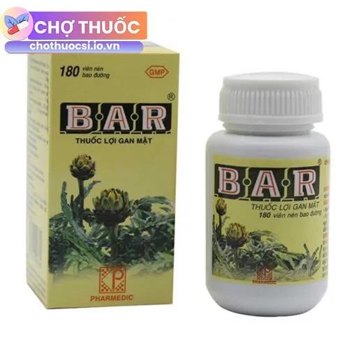 Thuốc Lợi Gan Mật Bar (180 viên)