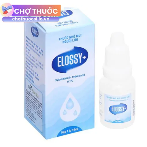 Thuốc nhỏ mũi người lớn Elossy+