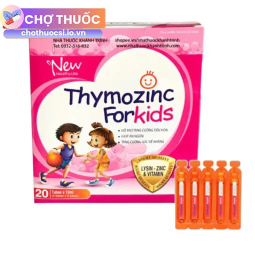 Thymozinc ForKids (Hộp 4 vỉ x 5 ống)