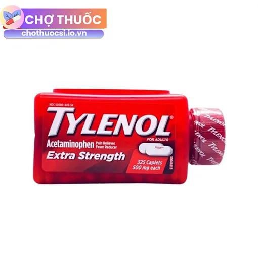 Tylenol Extra Strength 500mg 325 Caplets