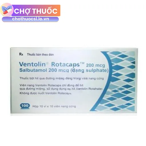 Ventolin Rotacaps 200mcg