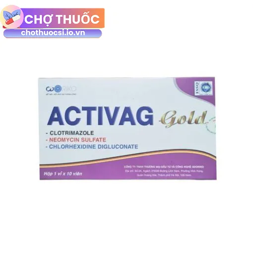 Viên đặt âm đạo Activag Gold