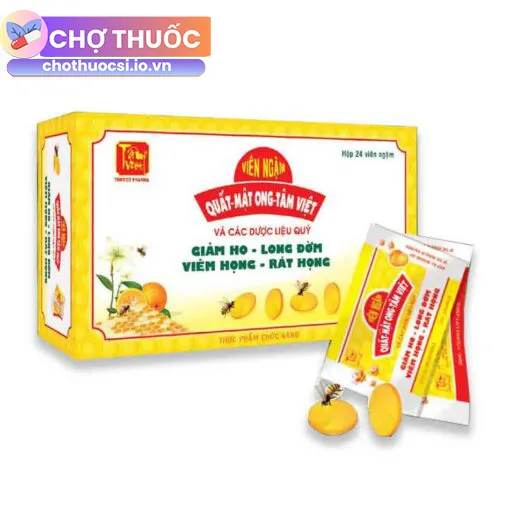 Viên ngậm quất mật ong Tâm Việt
