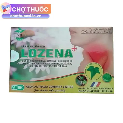 Viên ngậm thảo dược Lozena+