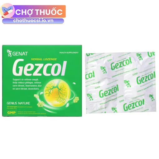 Viên ngậm thảo mộc Gezcol