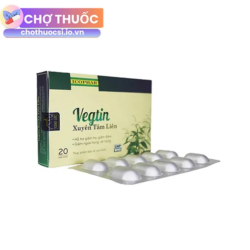 Viên uống Vegtib Xuyên Tâm Liên