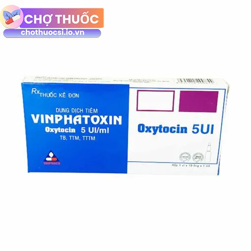Vinphatoxin 5UI (Hộp 10 ống)