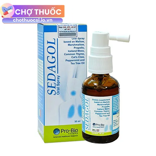 Xịt họng Sedagol Oral Spray Pro-Bio