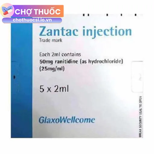 Zantac injection 25mg/ml