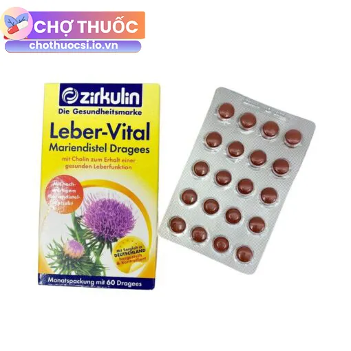 Zirkulin Leber-Vital Mariendistel Dragees